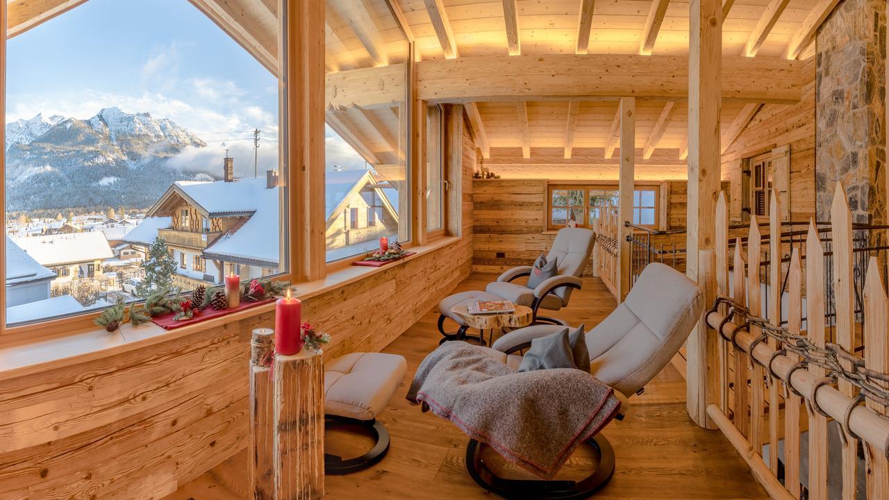 Gastehaus Alpengruss Hotell Wallgau Exteriör bild