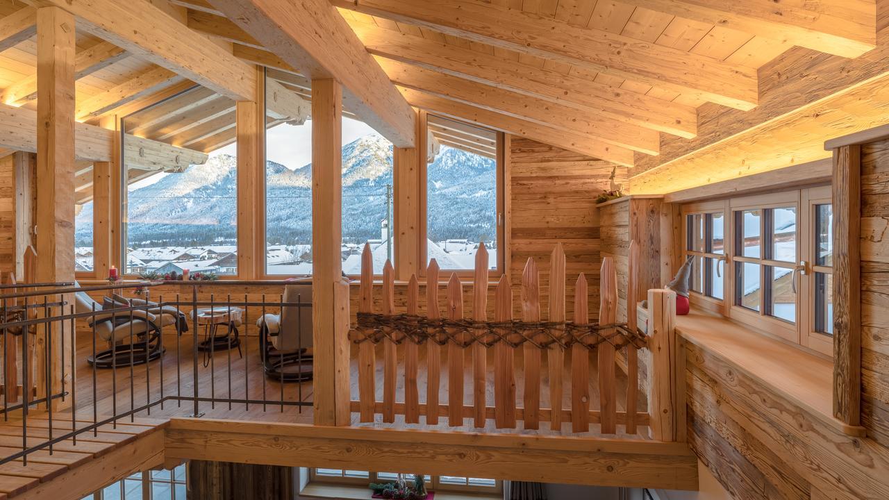 Gastehaus Alpengruss Hotell Wallgau Exteriör bild